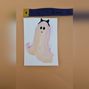 Ghost ACEO Mini Painting